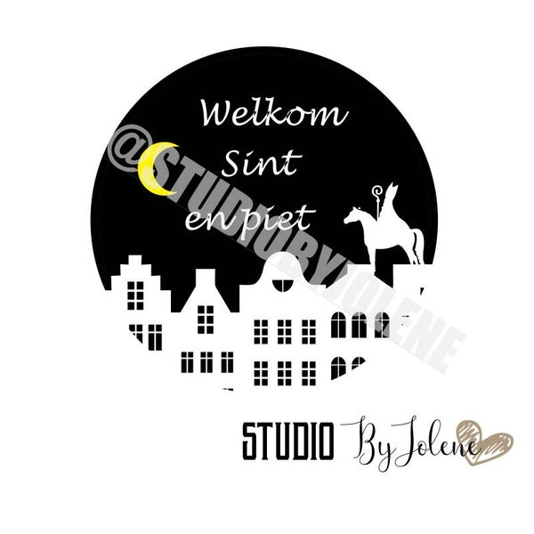 Stickers welkom sint