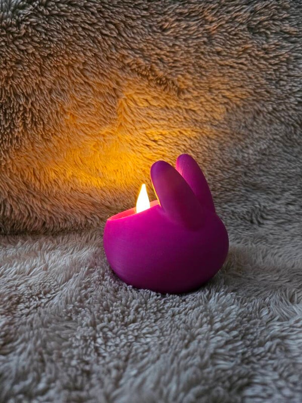Deko - Hase mit LED Teelicht
