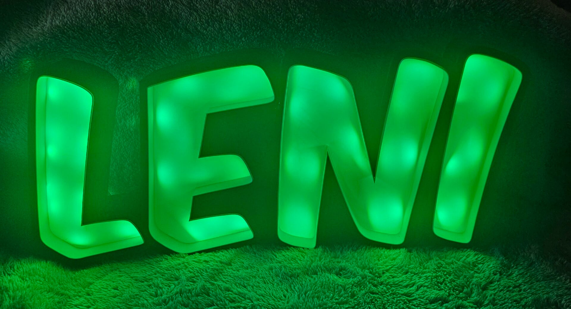 Personalisierte LED Namensschilder