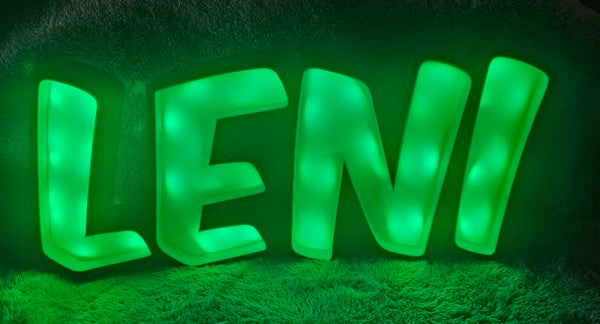 Personalisierte LED Namensschilder