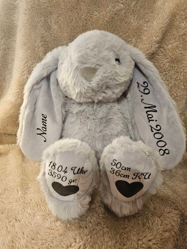 Personalisiertes Kuscheltier Kaninchen
