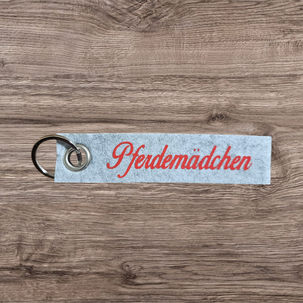 Schlüsselanhänger Pferdemädchen