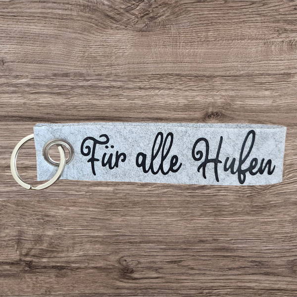 Schlüsselanhänger Für alle Hufen