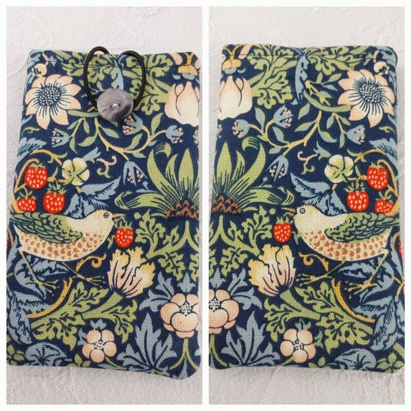William Morris Fabric Glasses Pouch/Case