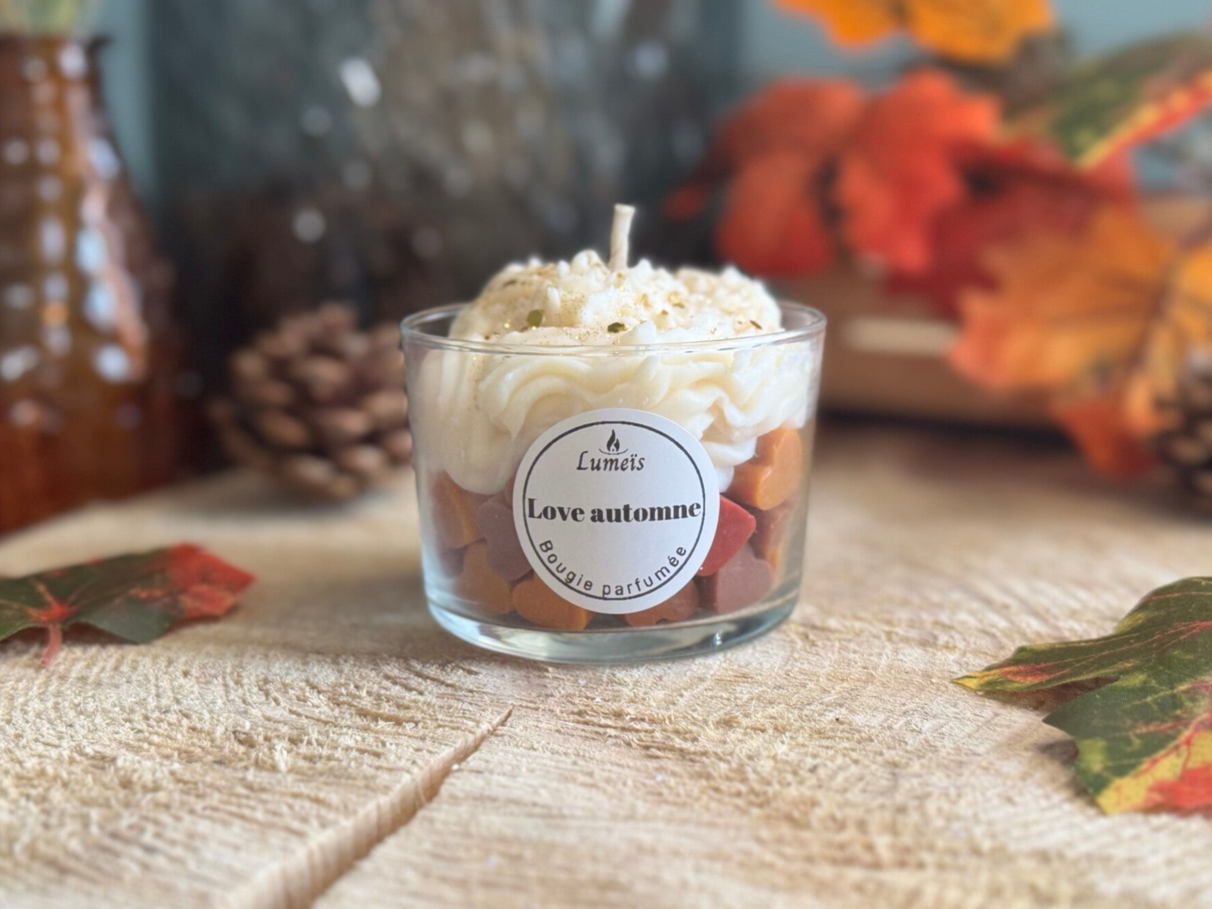Bougie Love automne