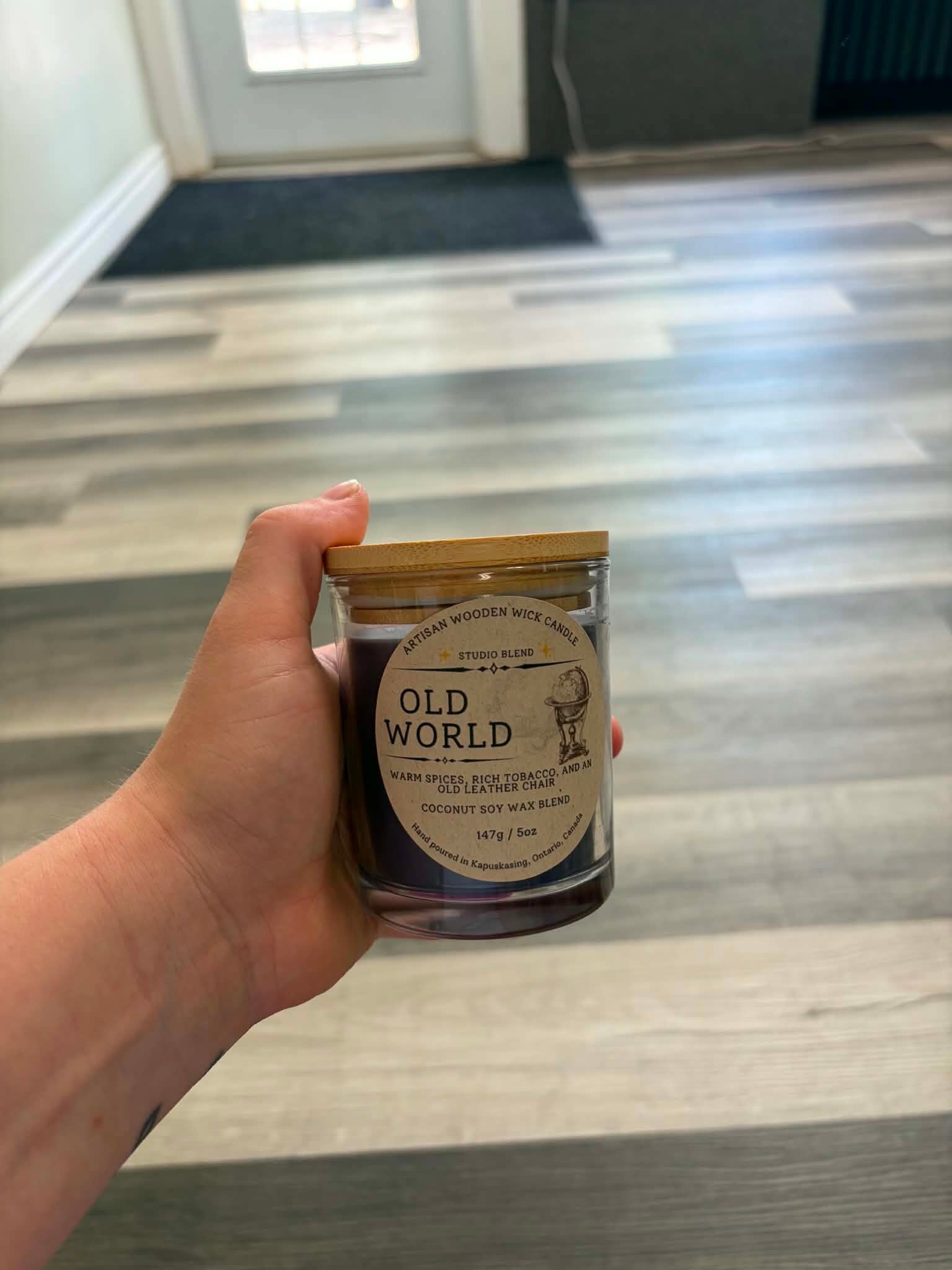 Old world Candle