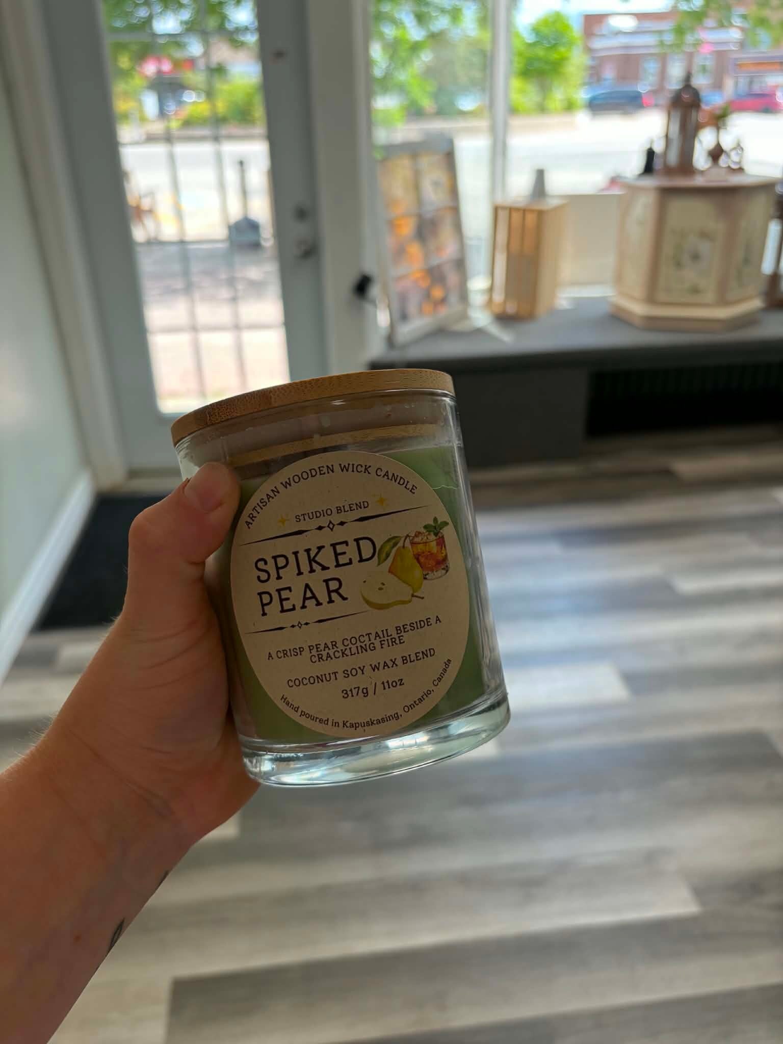 Spiked pear Candle