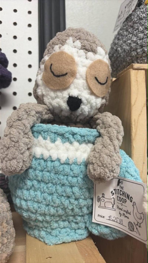 sleepy teacup sloth