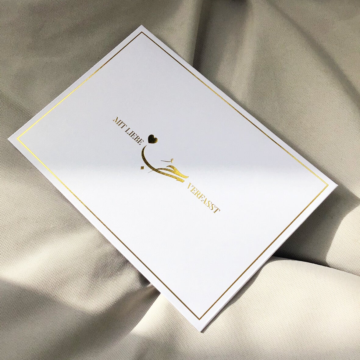 Briefumschlag "Hubb" in weiß