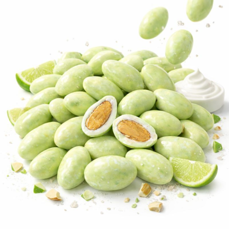 Dragées amande citron vert (100g)