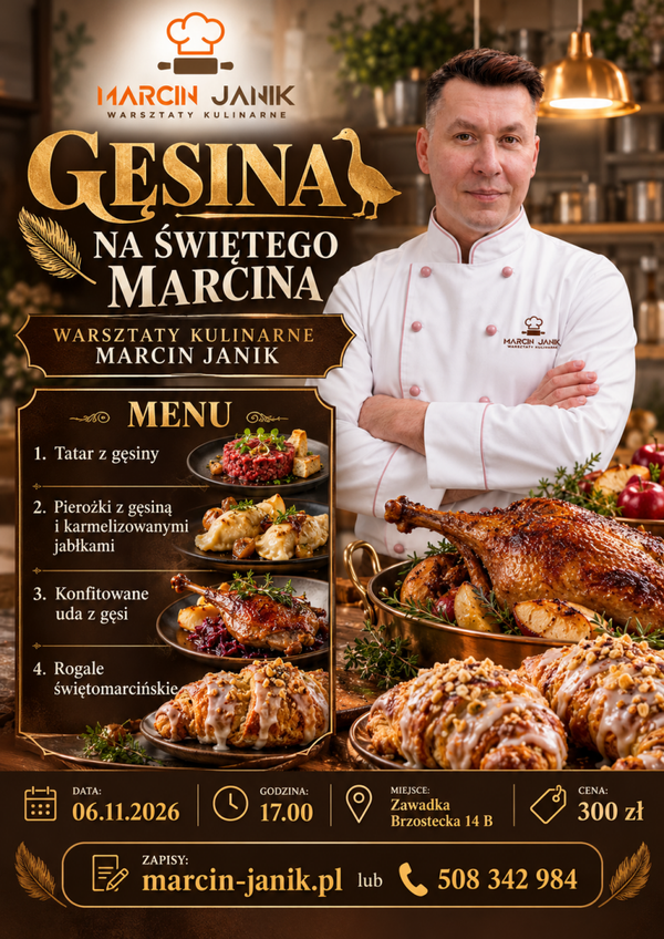 Gęsina na Świętego Marcina 06.11.2026 r.