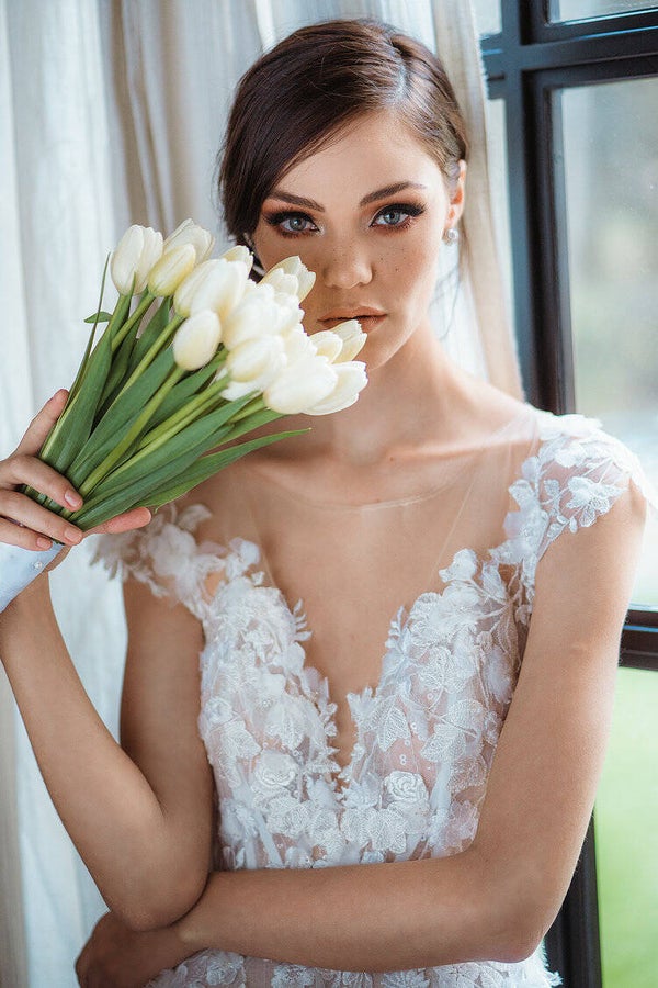 Bouquet Tulipanes Blancos