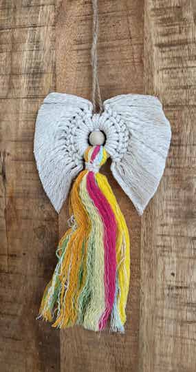 Hati Hati Macramé Engel - Harmonie - Handgemaakt In Indonesië