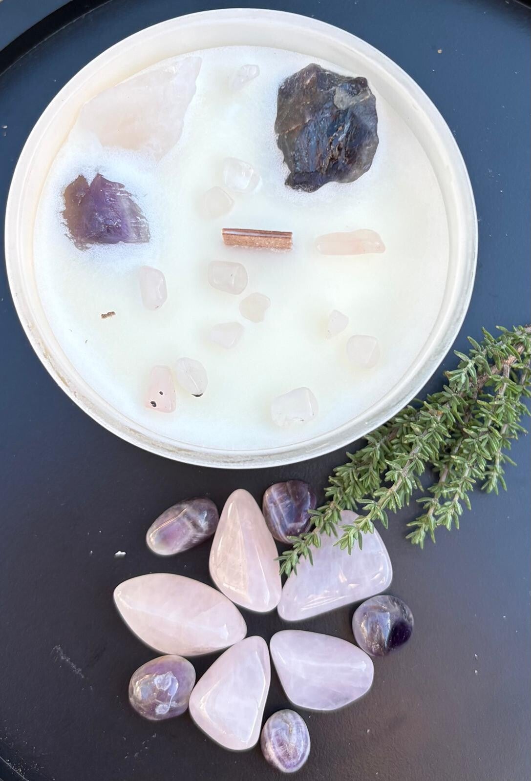 Chakra Kristallen Kaarsen - Derde Oog Chakra