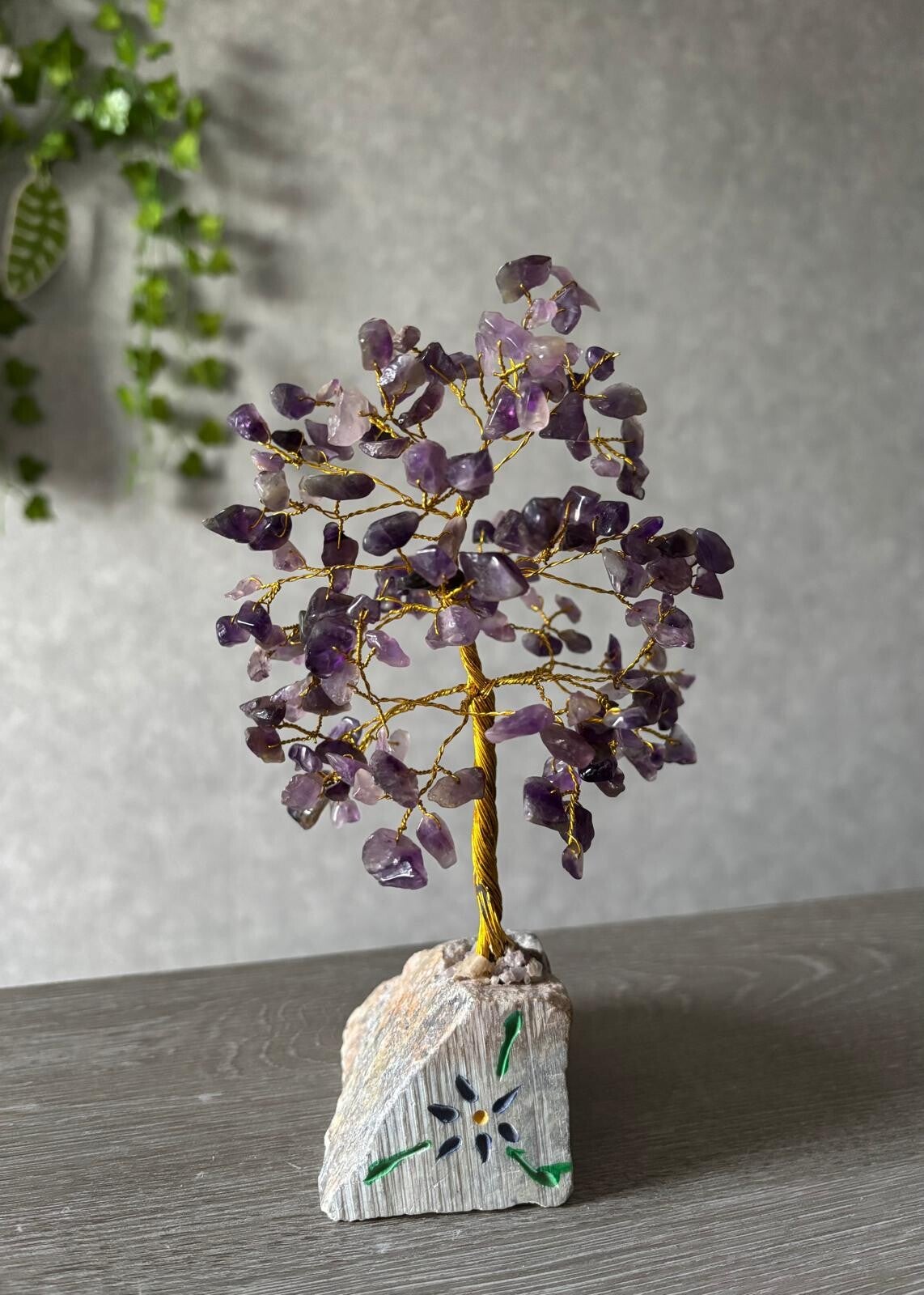 Indiase Edelstenen Boom - Amethist - 160 Stenen