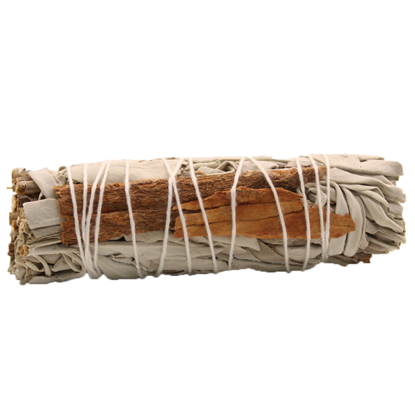 Smudge Stick/Bundel - Witte Salie & Kaneel - 10cm