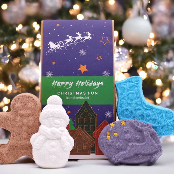 Kerstplezier Badbom Cadeaupakket