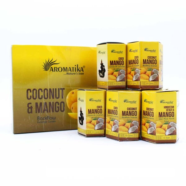 Pak van 10 Masala Terugstroom Wierook - Kokosnoot & Mango