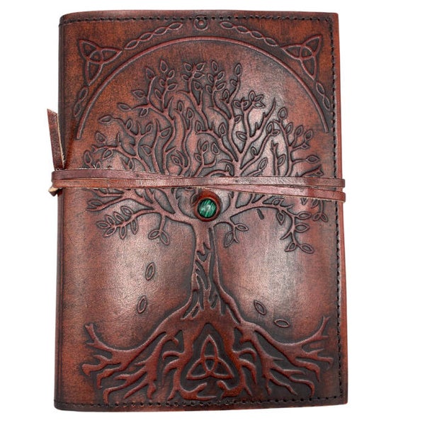 Kleine Levensboom - wikkel en steen decor - 18x13x2cm - 160 pagina's