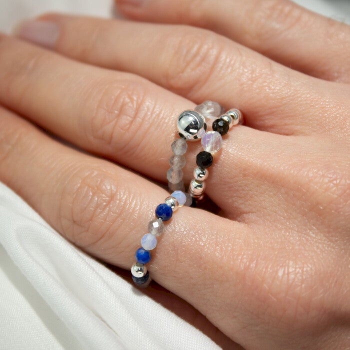 Nymph Spirit Edelsteen Ringenset – Noorderlicht