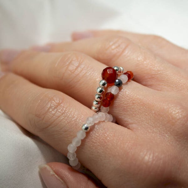 Nymph Spirit Edelsteen Ringenset – Liefde & Vlam