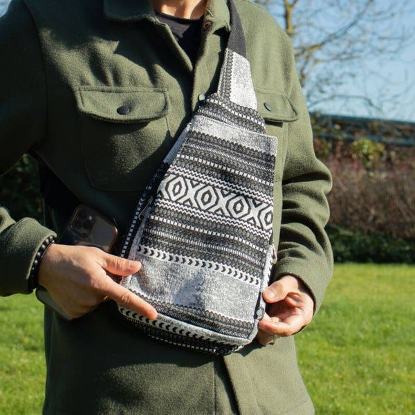 Jacquard Natuurlijke Tassen - Urban Caravan - Kruistas