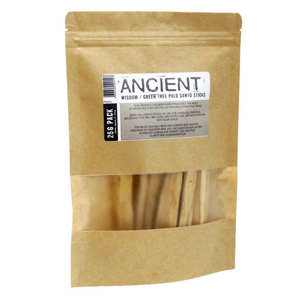 Palo Santo - Groeneboom -25gr - (3-4 Stokjes)