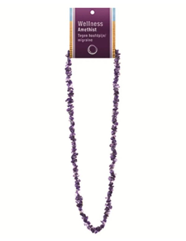 Amethist splitketting + kaart