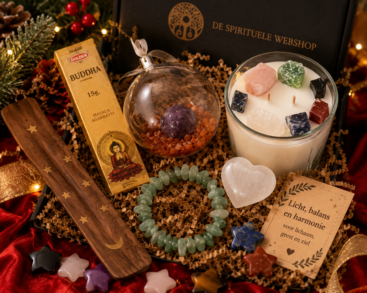 🎄 Spiritueel Kerstpakket – Licht, Balans & Harmonie