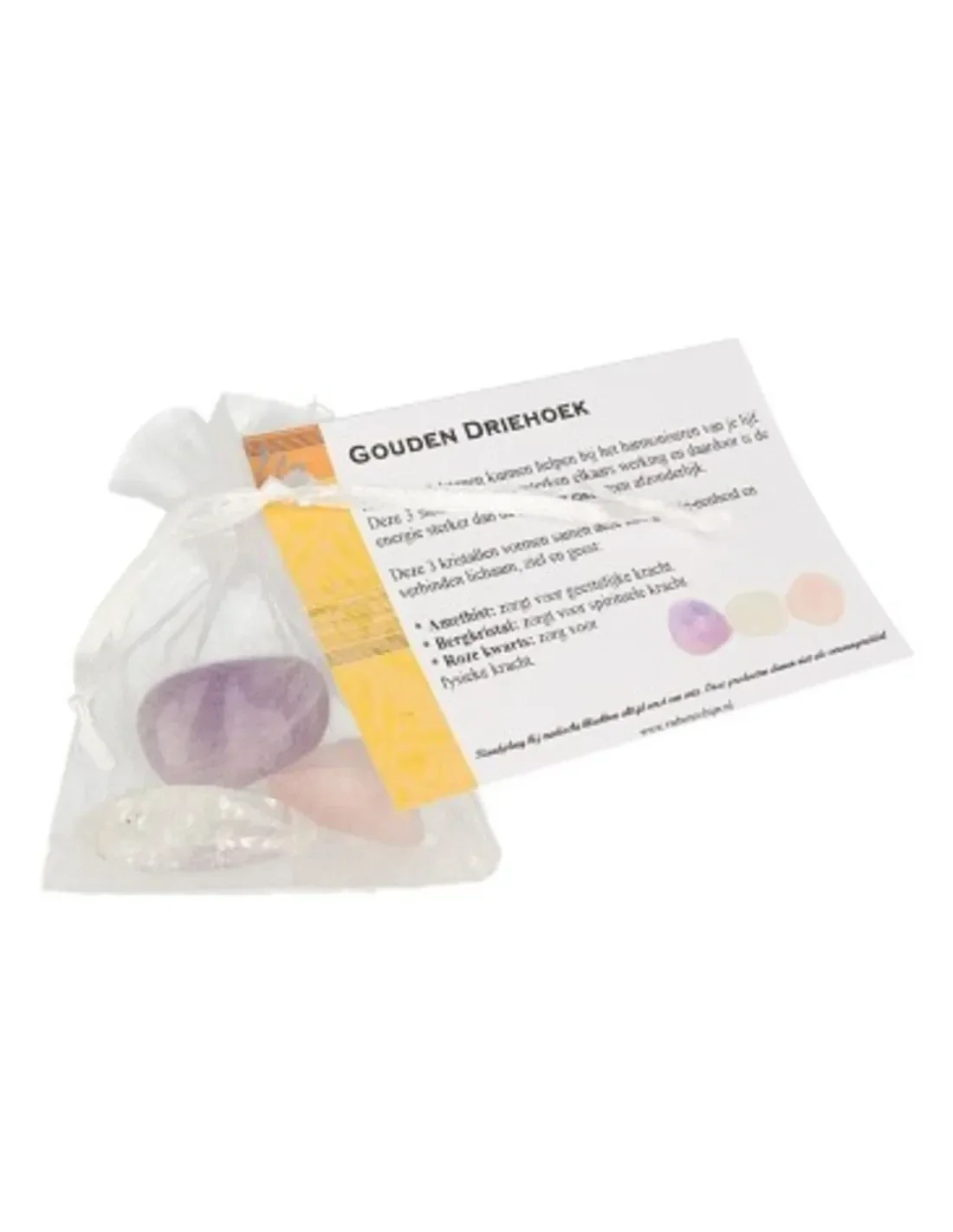 Gouden driehoek trommelsteen setje