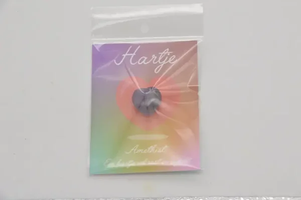 Hartje Amethist (Een hartje vol rust en inzicht)