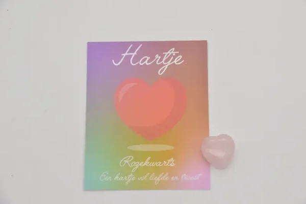 Hartje Rozekwarts (Hartje vol liefde en troost)