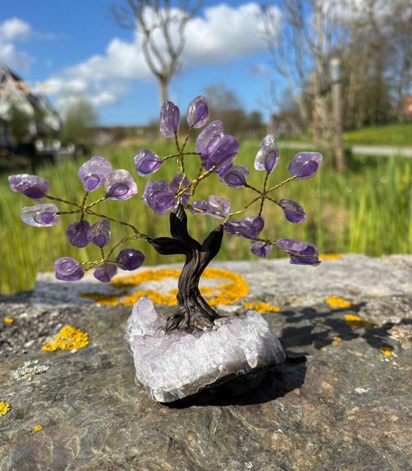 Edelsteenboompje Amethist