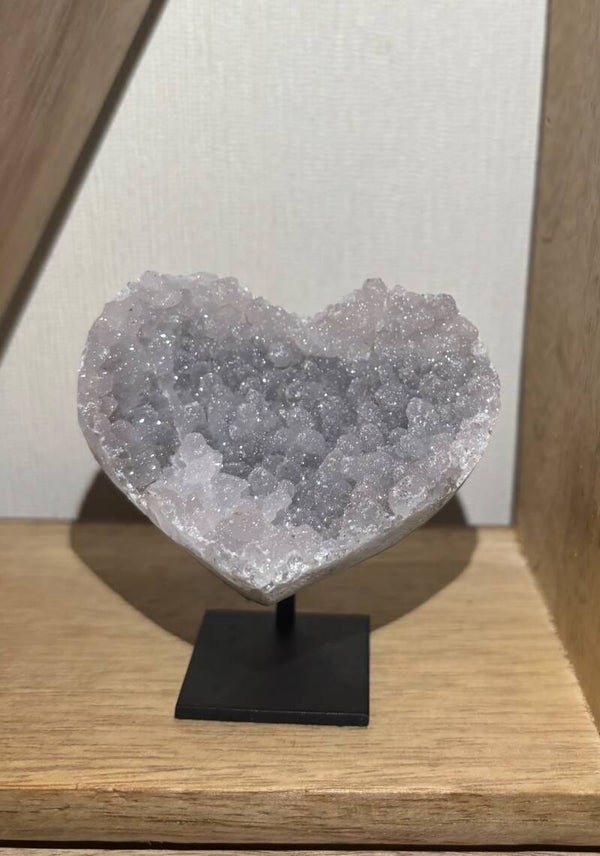 Amethist hart (7x5,5cm)
