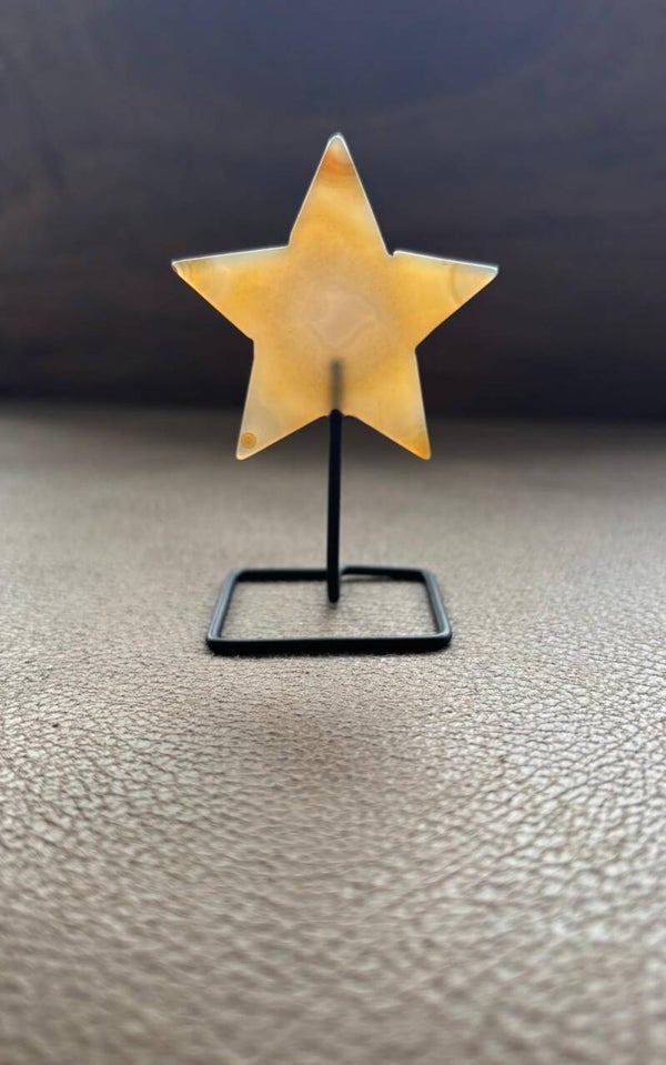 Agaat ster op standaard