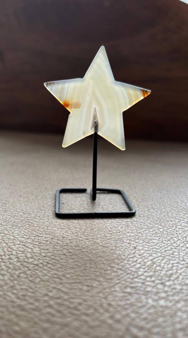 Agaat ster op standaard