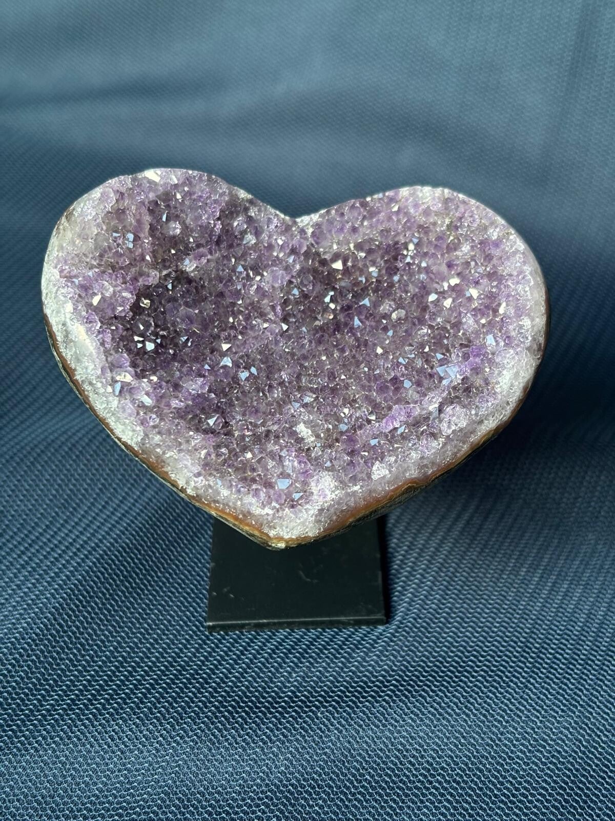 Amethist hart (8x6cm)