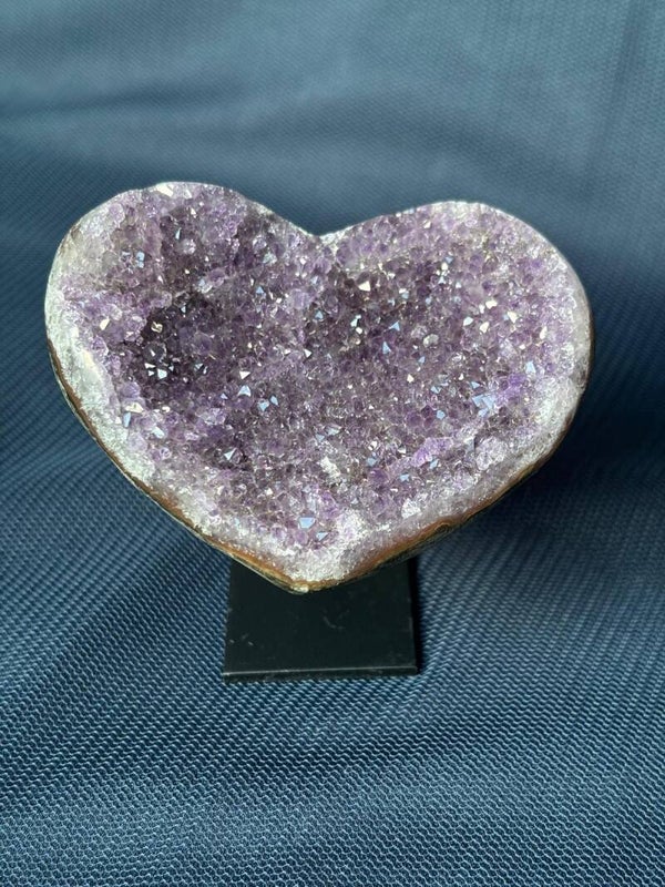 Amethist hart (8x6cm)
