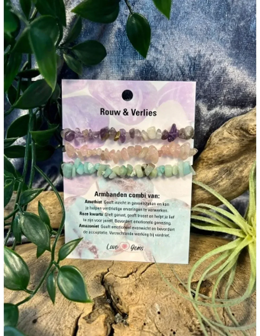 Splitarmband combi Rouw & Verlies