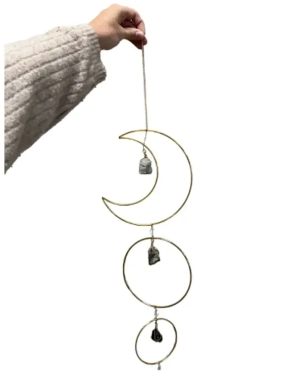 Suncatcher / raamhanger maan "Bescherming"