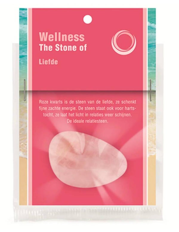 The stone of Liefde (Roze kwarts)