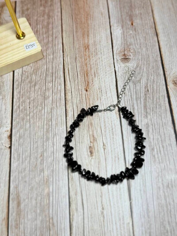 Obsidian enkelband