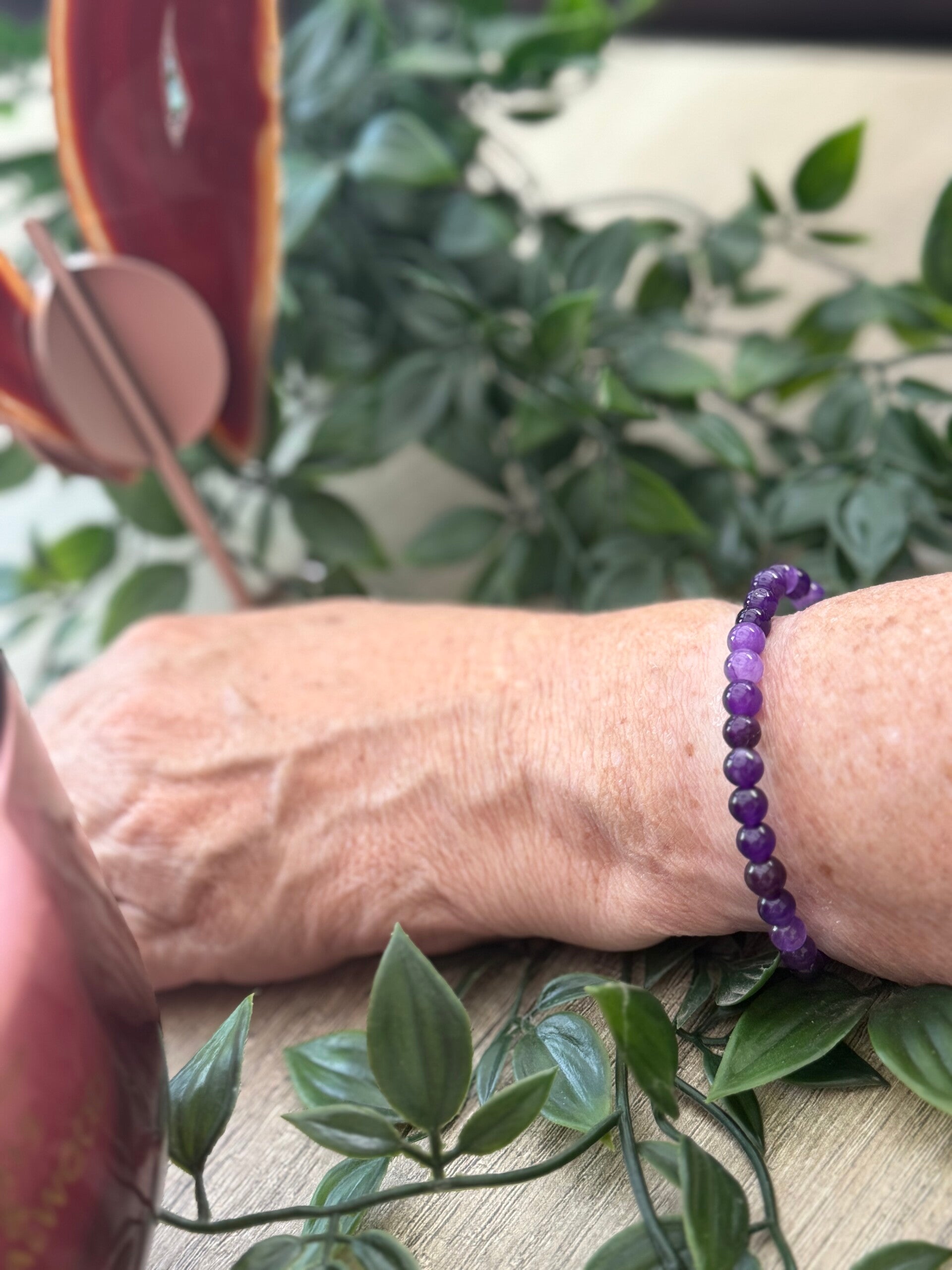 Amethist armband 6mm