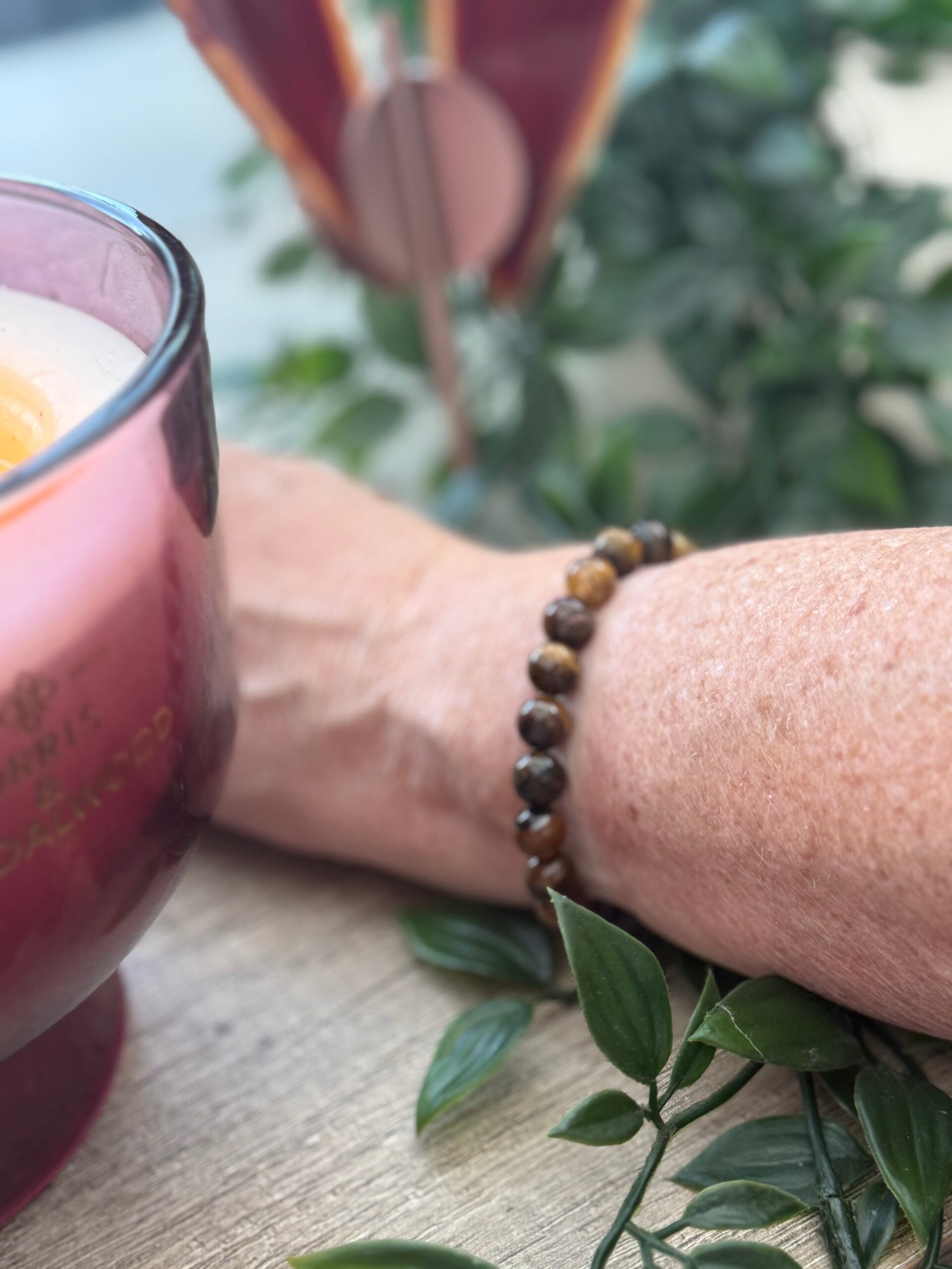 Tijgeroog 8mm armband