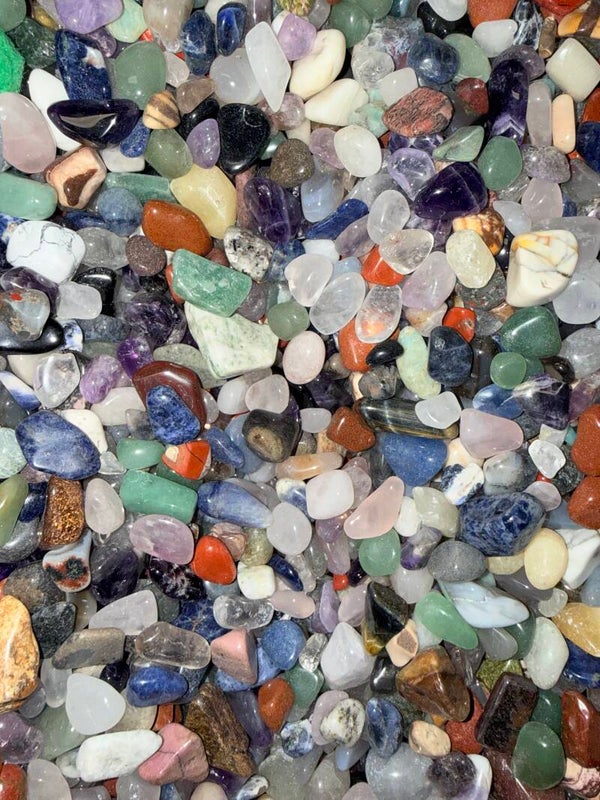 Trommelstenen mix 500 gram