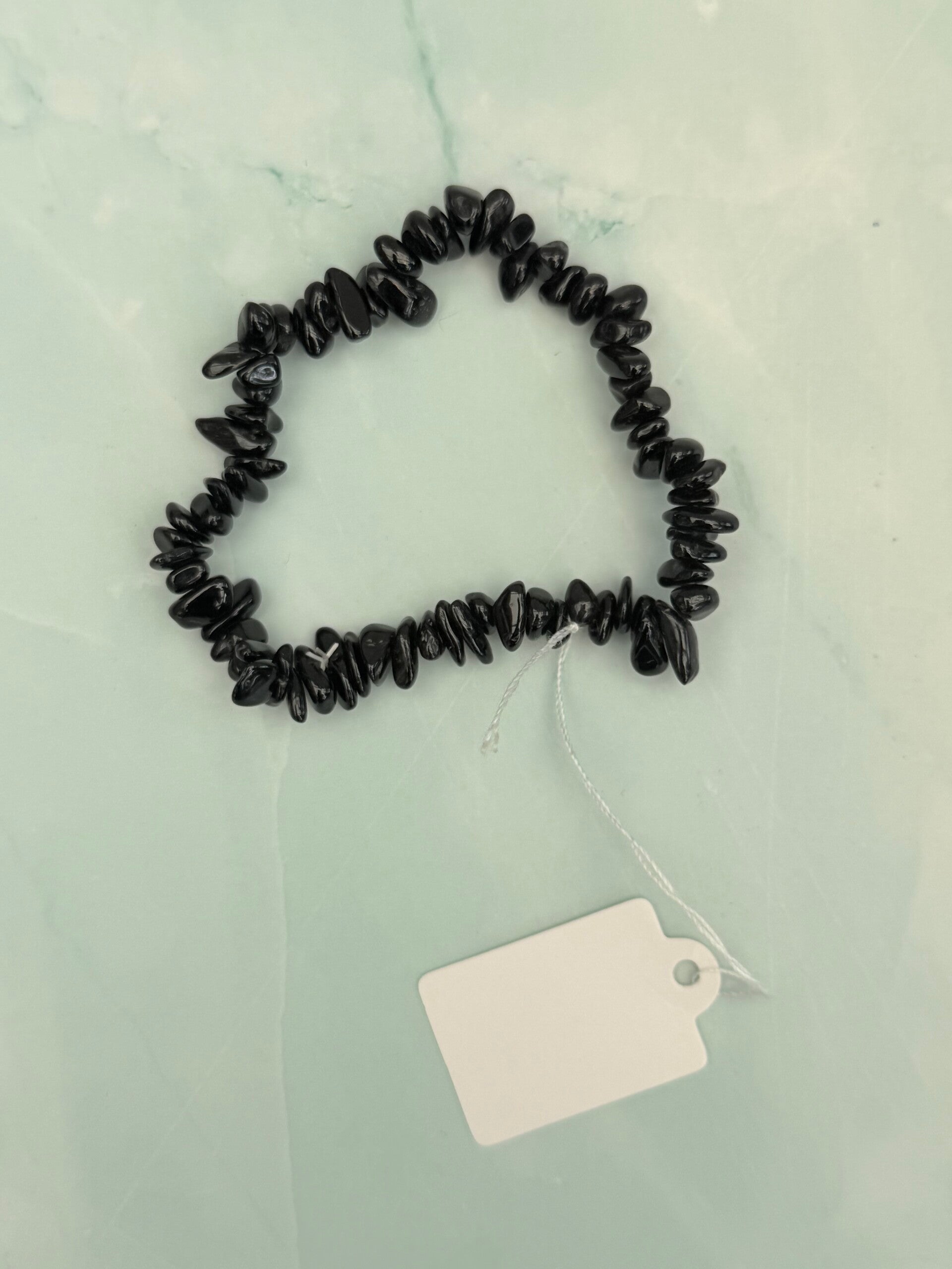 Zwarte Obsidiaan armband