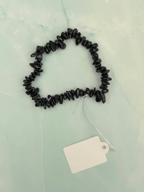 Zwarte Obsidiaan armband