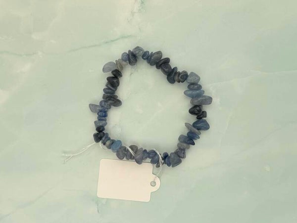 Blauw kwarts armband