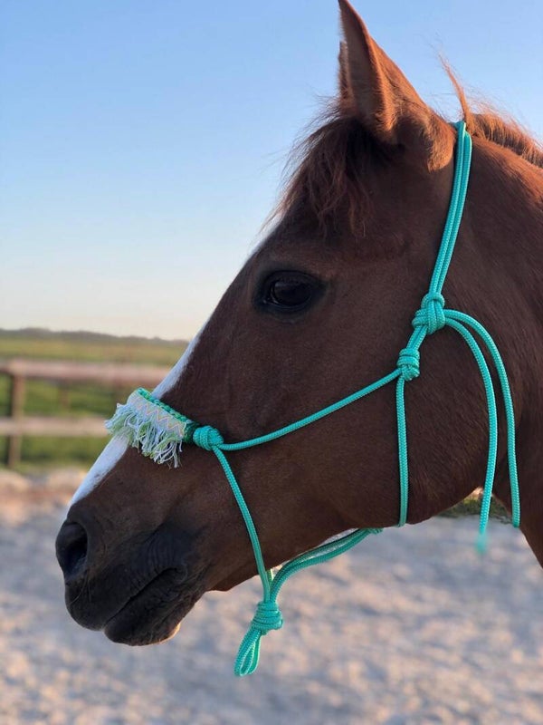 Ibiza touwhalster mintgroen