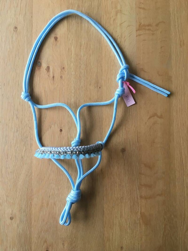 Arabian touwhalster babyblauw lichtgrijs